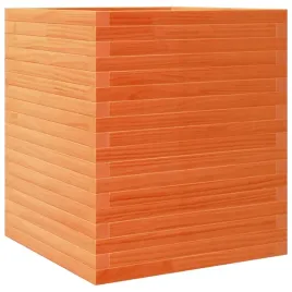 donica-ogrodowa-woskowy-braz-60x60x685-cm-drewno-sosnowe