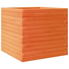 donica-ogrodowa-woskowy-braz-50x50x455-cm-drewno-sosnowe
