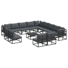 zestaw-sof-na-ogrod-z-poduszka-14-pcs-czarny-aluminium