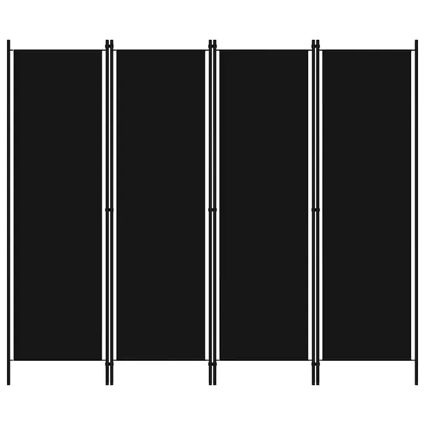 parawan-4-panelowy-czarny-200-x-180-cm