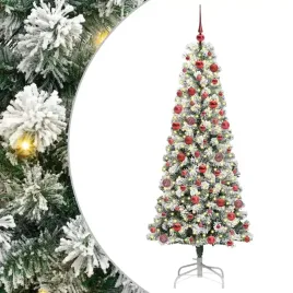 sztuczna-choinka-z-zawiasami-z-podstawa-zielono-bialy-180-cm