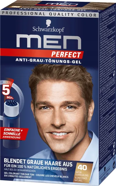 Schwarzkopf Men PERFECT ODSIWIACZ 40 ciemny blond
