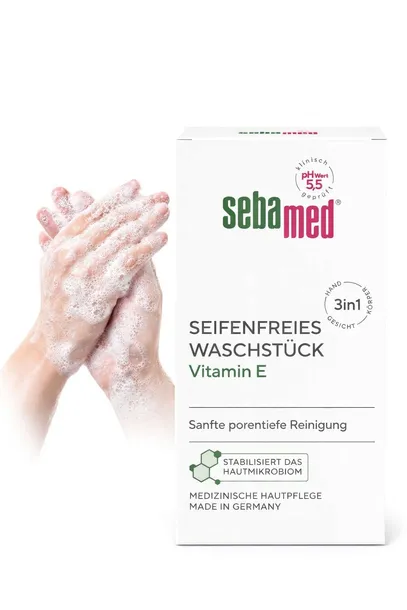 Sebamed 150g Delikatna kostka myjąca bez mydła | pH 5.5