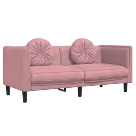 sofa-2-osobowa-z-poduszkami-rozowa-aksamit