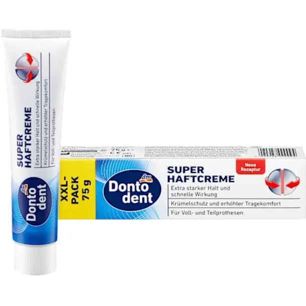 DONTODENT Klej do Protez – Ekstremalnie Mocny (75 g)