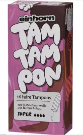 einhorn-tampony-bio-super-16-szt-100percent-bawelna-organiczna