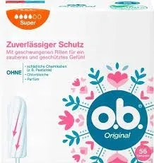 OB ORIGINAL TAMPONY SUPER 56 szt Z NIEMIEC