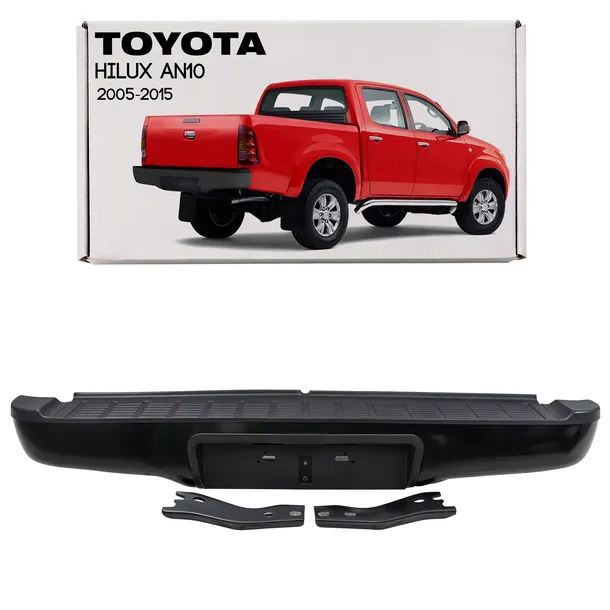 TOYOTA HILUX VII AN10 2005-2015 ZDERZAK TYLNY CZARNY 521050K010