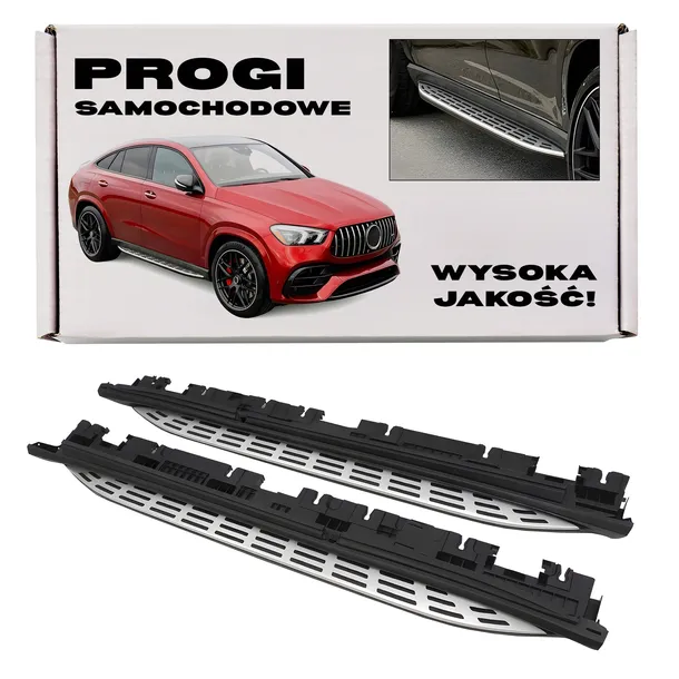 MERCEDES GLE COUPE C167 2020+ STOPNIE BOCZNE PROGI + ŚRUBY