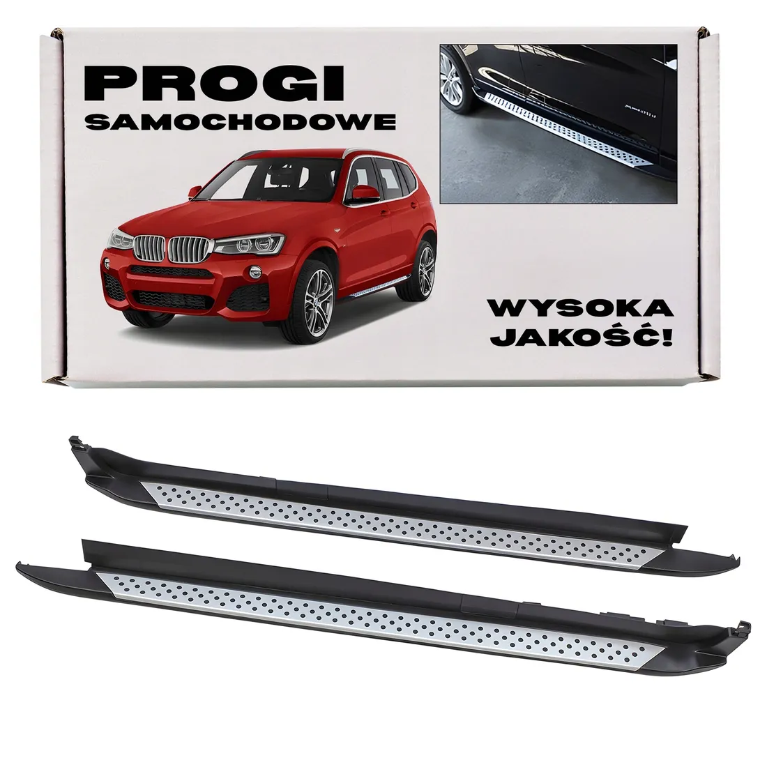 bmw-x3-2010-2017-stopnie-boczne-progi-samochodowe-sruby-stan-nowy