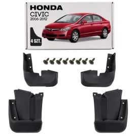 honda-civic-viii-2006-2012-sedan-dedykowane-chlapacze-komplet-ze-srubami