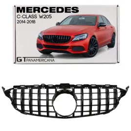mercedes-c-class-w205-2014-2018-grill-gt-panamericana-czarny