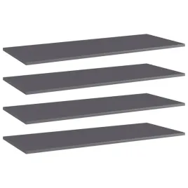 polki-na-ksiazki-4-szt-wysoki-polysk-szare-100x40x15-cm