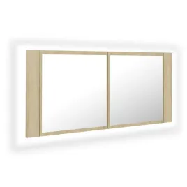 szafka-lazienkowa-z-lustrem-i-led-dab-sonoma-100x12x45-akryl