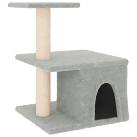 drapak-dla-kota-z-sizalowymi-slupkami-jasnoszary-48-cm