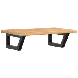 polka-scienna-pod-umywalke-stal-i-lite-drewno-debowe