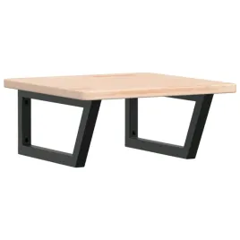polka-scienna-pod-umywalke-stal-i-lite-drewno-debowe