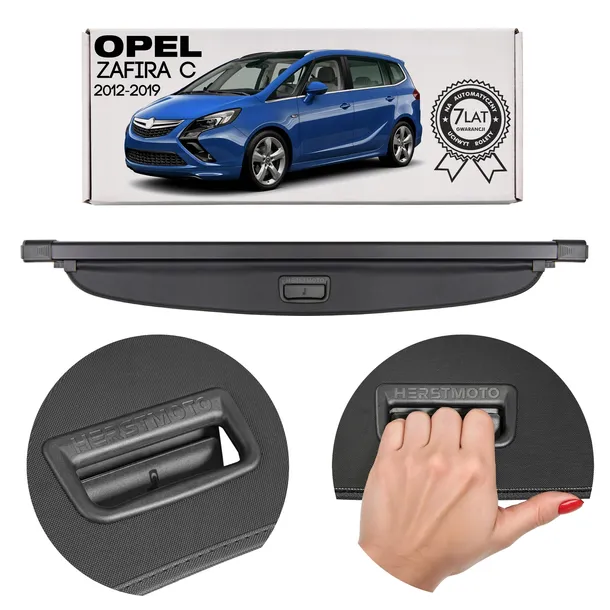 OPEL ZAFIRA C III TOURER 5OS 7OS 2012-2019 ROLETA BAGAZNIKA CZARNA 20893078