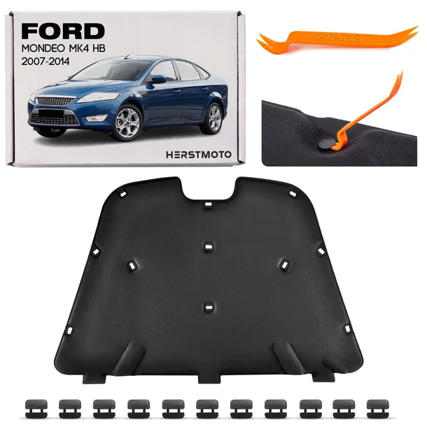FORD MONDEO MK4 IV HATCHBACK 07-14 WYGŁUSZENIE MASKI 1750331 + SPINKI NOWE