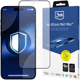 3mk-hardglass-matt-max-do-apple-iphone-15-pro-z-ochrona-przed-zarysowaniami