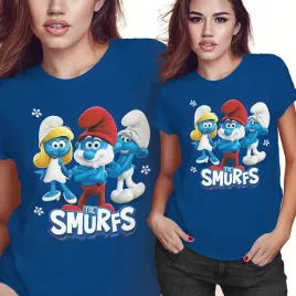 koszulka-damska-kobieca-t-shirt-smerfy-l-prezent-jakosc