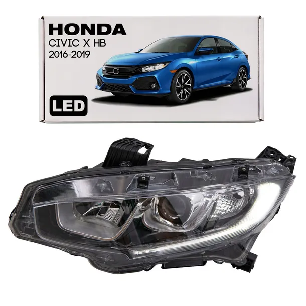 HONDA CIVIC X 2016-2019 HATCHBACK LAMPA PRZEDNIA LED LEWA 33150TBAA01