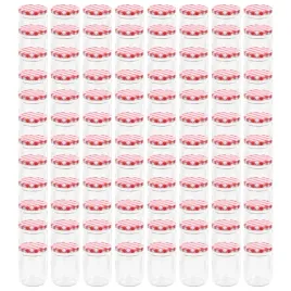 szklane-sloiki-na-dzem-bialo-czerwone-pokrywki-96-szt-230-ml