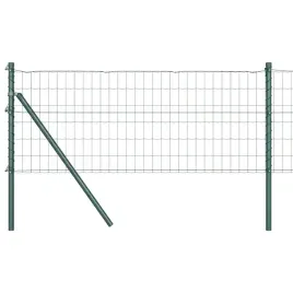 ogrodzenie-z-slupkami-zielony-0-8-x-25-m-stal