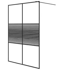 scianka-prysznicowa-czarna-140x195-cm-przejrzyste-szklo-esg