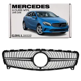 mercedes-a-class-w176-2015-2018-grill-diamond-czarny