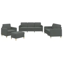 4-czesciowy-komplet-wypoczynkowy-obity-tkanina-ciemnoszary