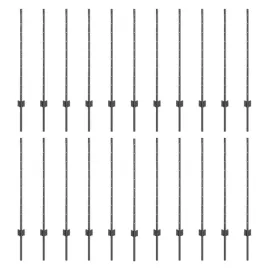 slupki-ogrodzeniowe-44-pcs-szary-140-cm-stal