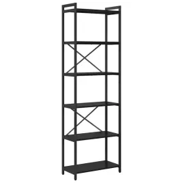polka-na-ksiazki-czarny-dab-60-x-30-x-188-cm