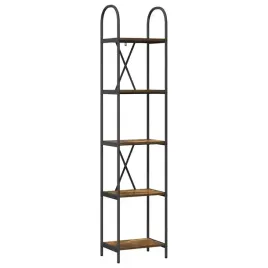 polka-na-ksiazki-wedzony-dab-40-x-30-x-183-cm