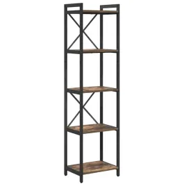 polka-na-ksiazki-wedzony-dab-40-x-30-x-153-cm