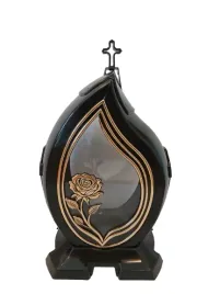 znicz-kapliczka-czarna-lezka-zlota-z-roza-38-cm