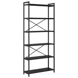 polka-na-ksiazki-czarny-dab-80-x-30-x-188-cm
