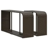 polki-2-szt-brazowe-polirattan