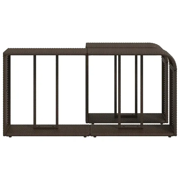 polki-2-szt-brazowe-polirattan-glebokosc-produktu-112-cm
