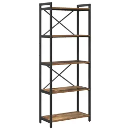polka-na-ksiazki-stare-drewno-60-x-30-x-153-cm