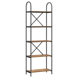 polka-na-ksiazki-stare-drewno-60-x-30-x-183-cm