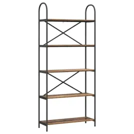 polka-na-ksiazki-stare-drewno-80-x-30-x-183-cm