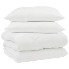 zimowa-koldra-z-poduszka-3-pcs-bialy-mikrofibra