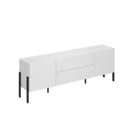 jukon-komoda-rtv-2d2s-bialy-mat-czarny-mat