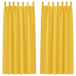 firany-blackout-z-kolkami-2-pcs-musztardowy-zolty-260-x-140-cm