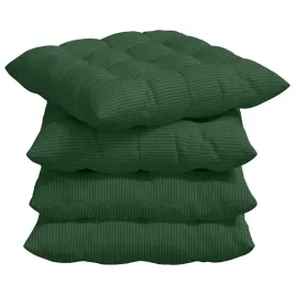 poduszki-na-siedziska-4-pcs-ciemna-zielen-40-x-40-x-6-cm