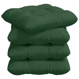 poduszki-na-siedziska-4-pcs-ciemna-zielen-45-x-45-cm