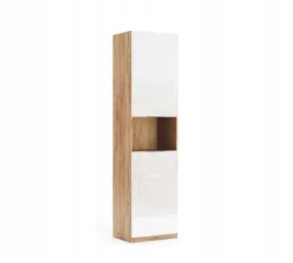 asti-as-102-wb-regal-2-drzwiowy-dab-craft-bialy-polysk