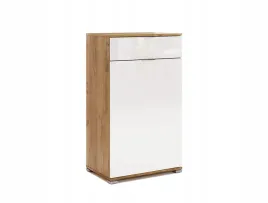 asti-as-61-wb-komoda-wysoka-1d1s-dab-craft-bialy-polysk