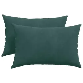 poduszki-na-sofe-2-pcs-ciemnozielony-60-x-40-cm